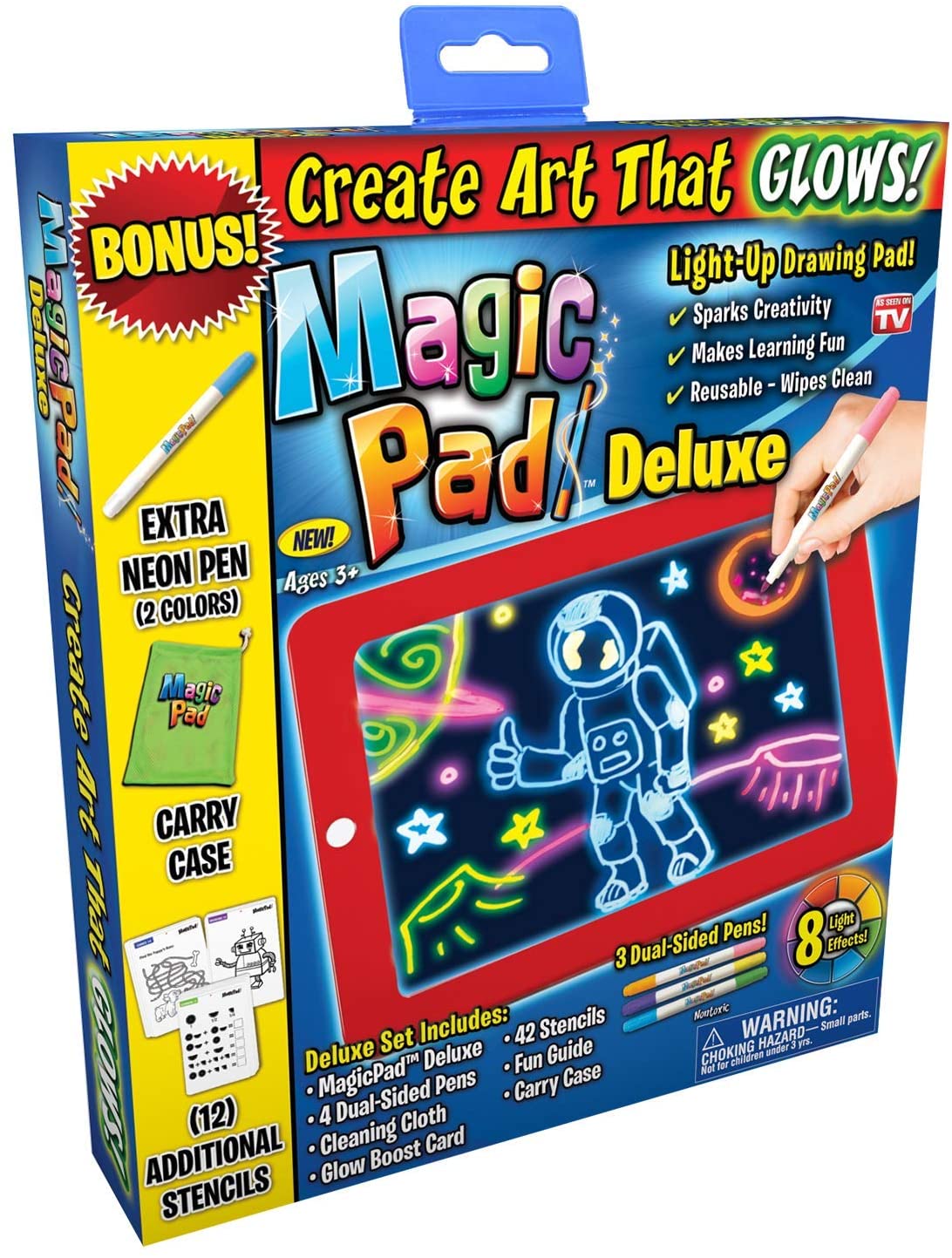 Magic pad Light up LED Drawing Tab which Includes Dual Side
