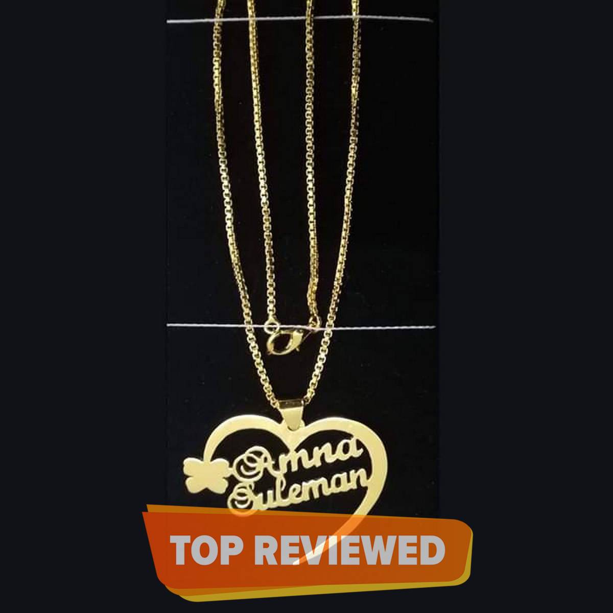 Tiny Heart Love Design Gold Plated Single Name Locket Get Any Personalized Name Necklace For Gift Item Customized Jewelry Online Name Necklace Design Gold Plated Buy Online Pakistan Buy Online At Best
