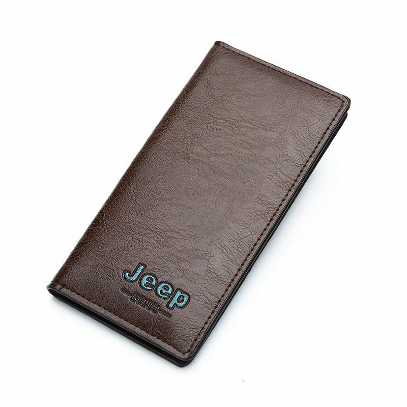 Baellerry Wallet for Men – All-Season PU Leather Business Long Zipper Clutch with Large Capacity & Card Holder