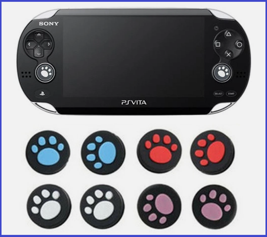 Pack of 2pcs Thumb Grips For PS VITA 1000 2000 PS Vita Thumb Grip Silicone Analog Thumb Stick Cap Cover