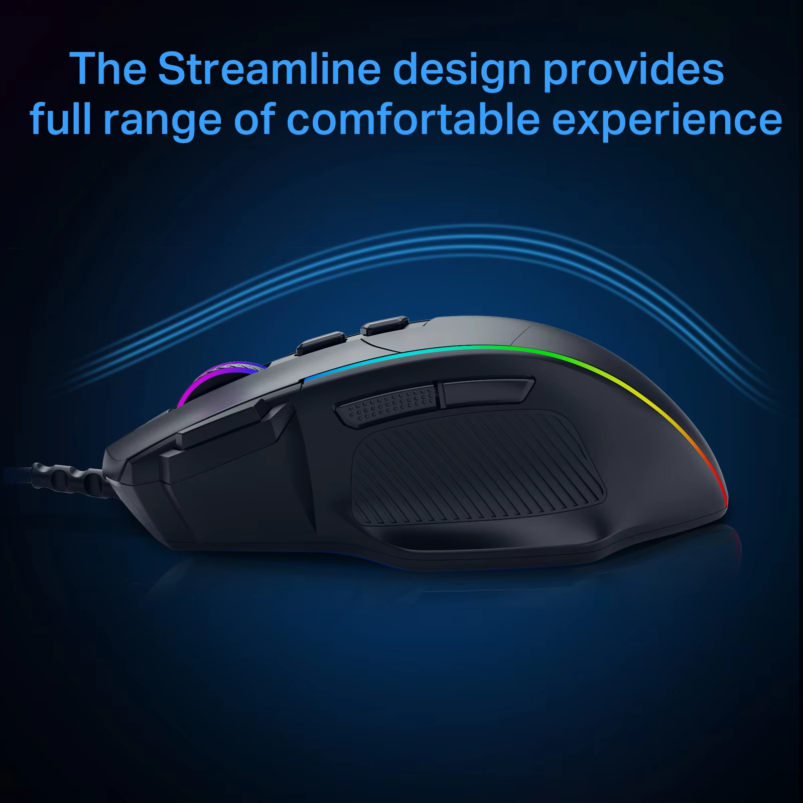 E-YOOSO X-49 Wired RGB Gaming Mouse 12400Dpi with 8 Programmable Buttons and Extra Fire Button Ergonomic Design 17 c490bee1c917ddabc53fbc38c50baaed