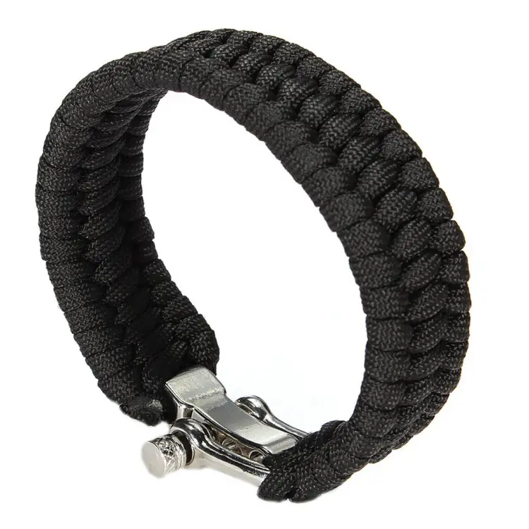 Adjustable Buckle Paracord Survival Parachute Cord Bracelet