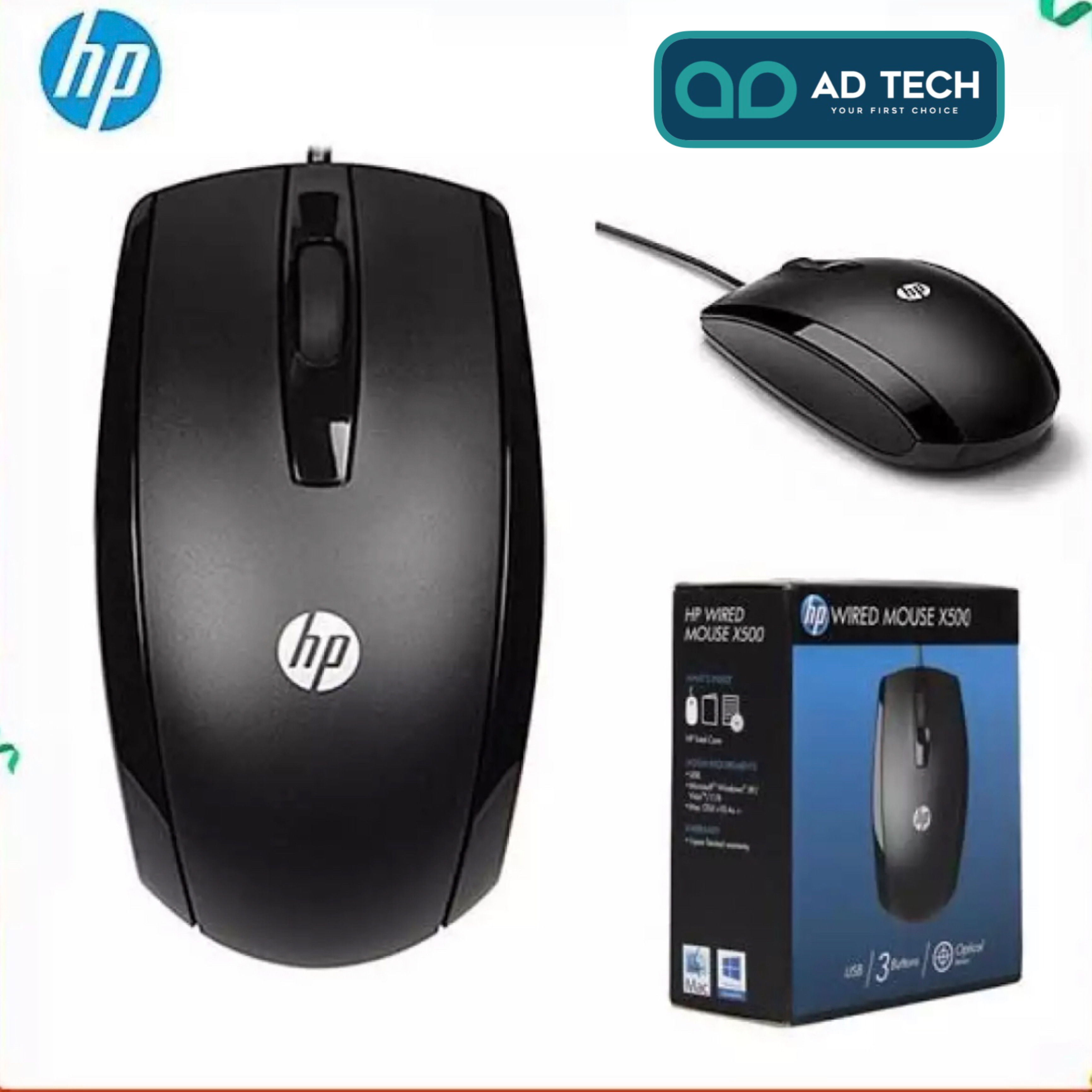 ADTECH X500 - High Quality Optical USB Wired Mouse