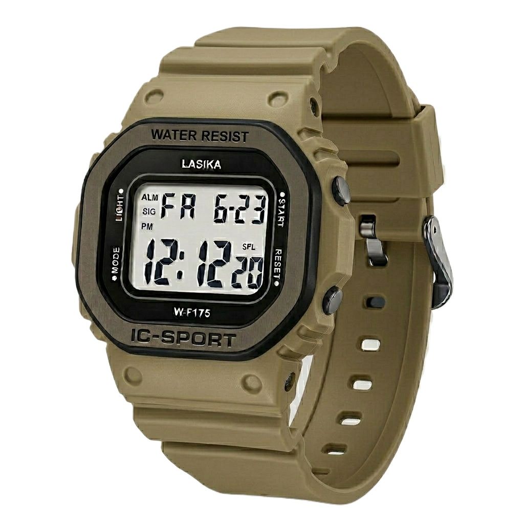 Military Men's Digital Sports Watch For Men Boys Waterproof with LED Back light Digital Watch for Men