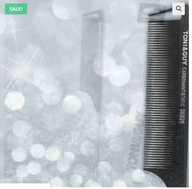 Professional Tony and Guy Tail Comb High Quality Hair Styling and Sectioning Pin Tail Metal Handle Comb