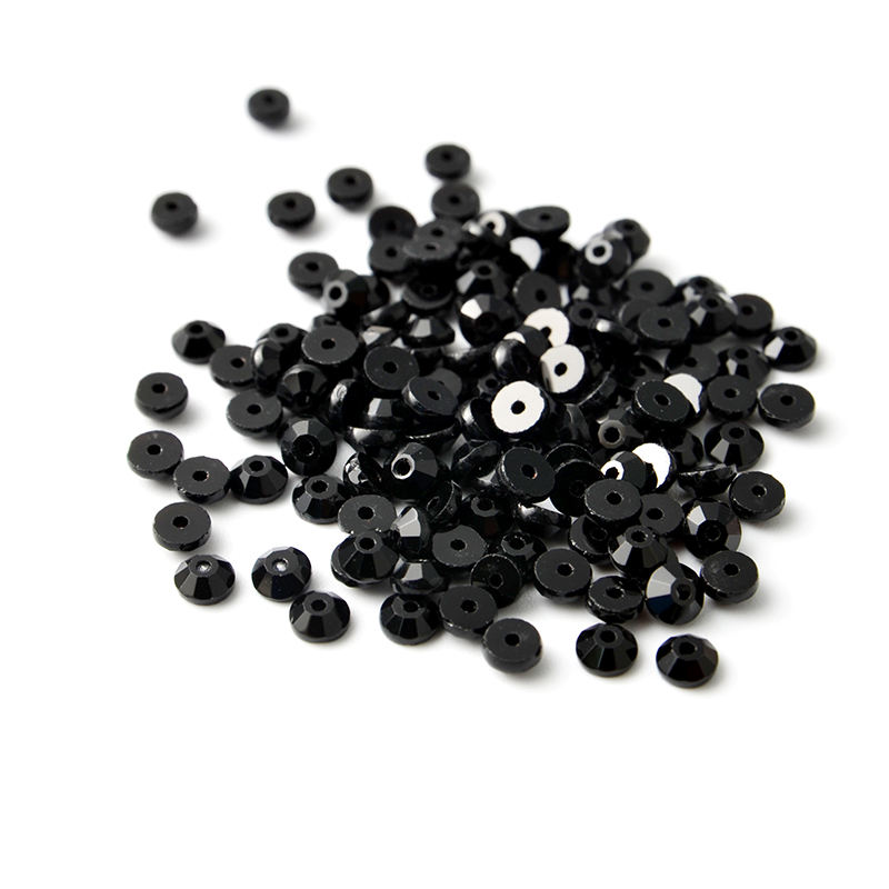 1000pcs 4mm Round Sew On Stone Crystal Color XILION Lochrose Sew On Rhinestone with One Hole for Wedding Dress