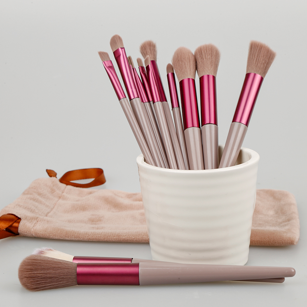 13 PCS/Lot Soft Fluffy Makeup Brushes Set Eye Shadow Foundation Women