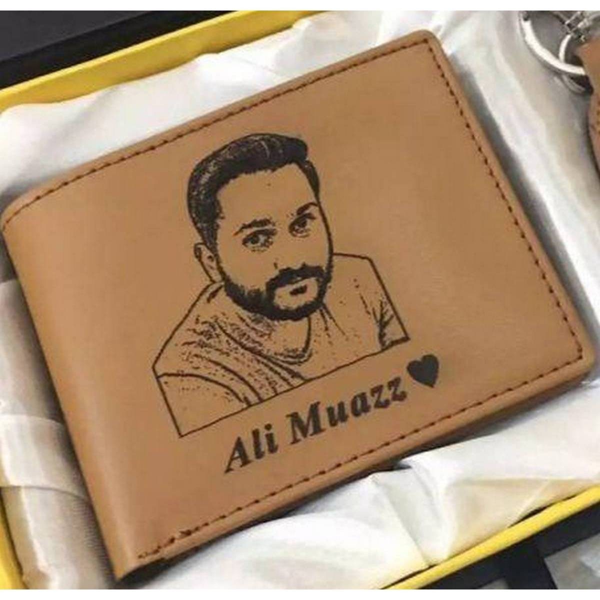 Wallet for Men – All-Season Premium Faux Leather Custom Engraved Gift Set with Keychain & Box Packing