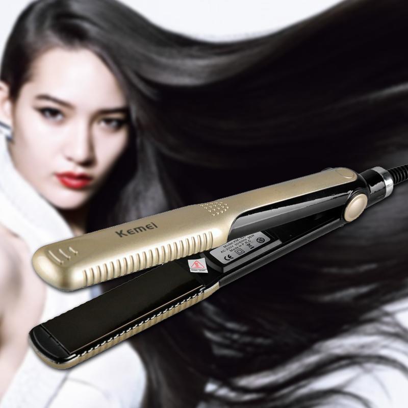 kemei vapor hair straightener