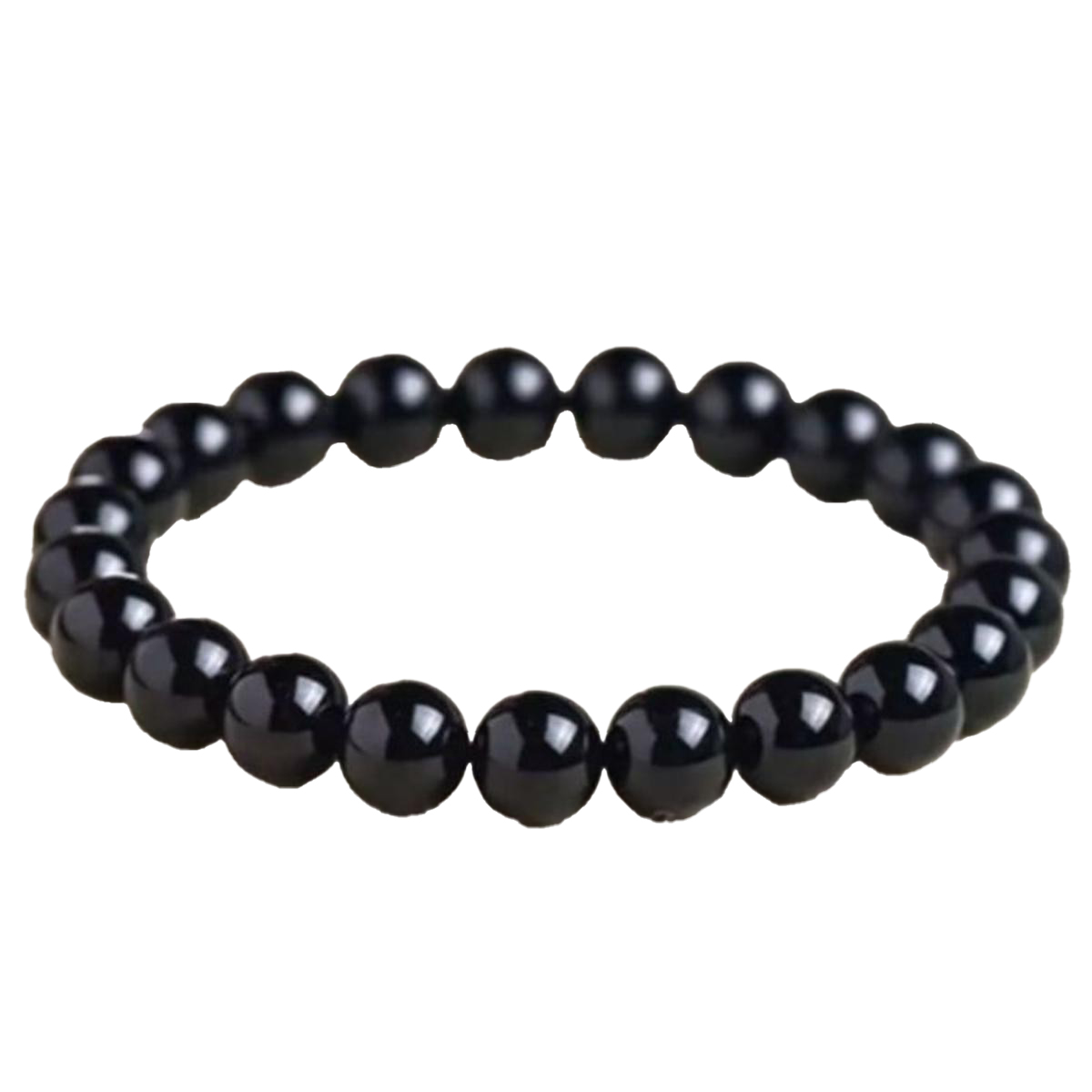 Black Beads Bracelet for Girls, Men & Women – Stylish Unisex Beaded Bracelet | Adjustable Fashion Hand Jewelry Gift
