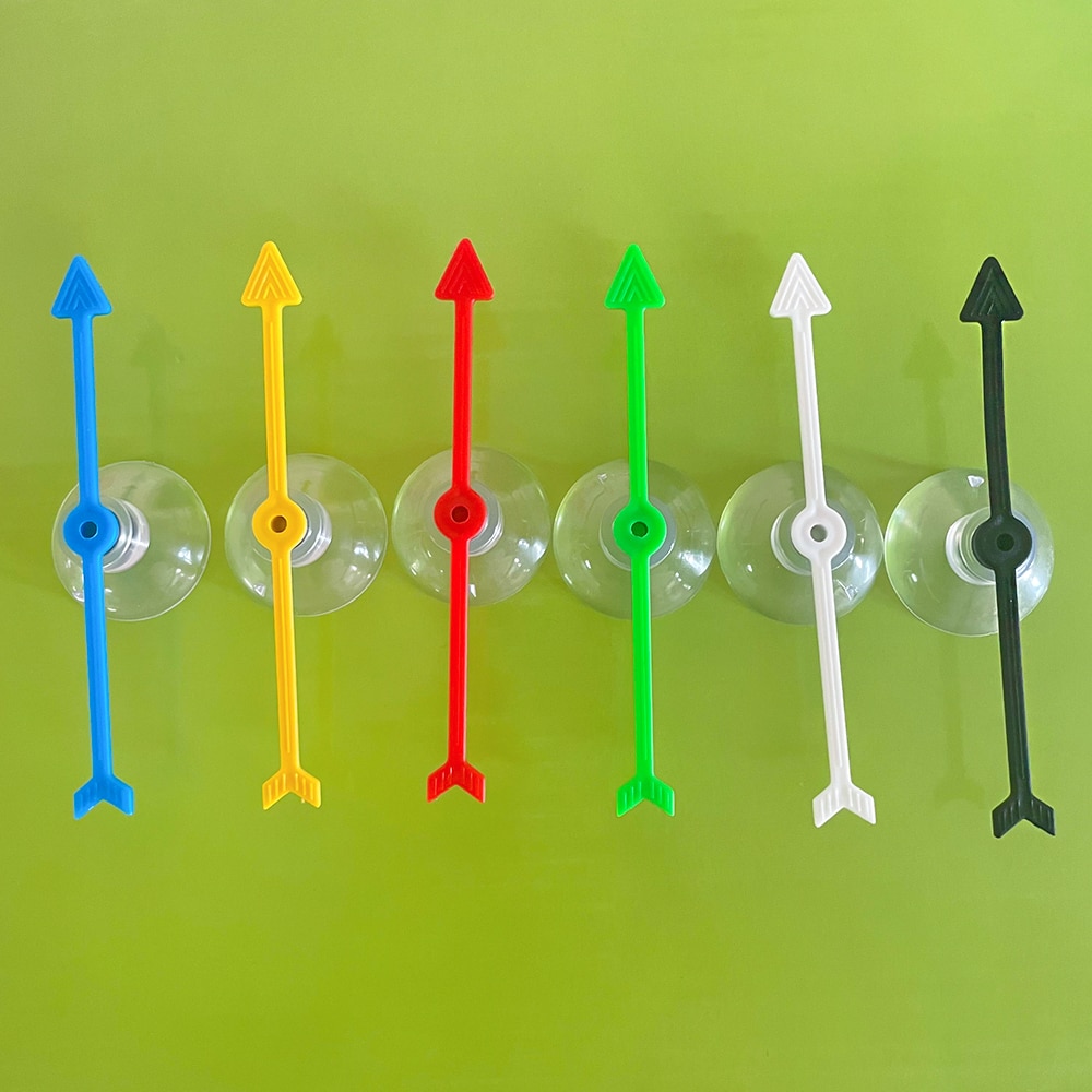 12 pacotes de Arrow Game Spinners em 4 Cores arco-íris, 3 setas por cor  Conjunto variado de peças de jogo de 4 polegadas de plástico spinner para  jogos de tabuleiro DIY, peças