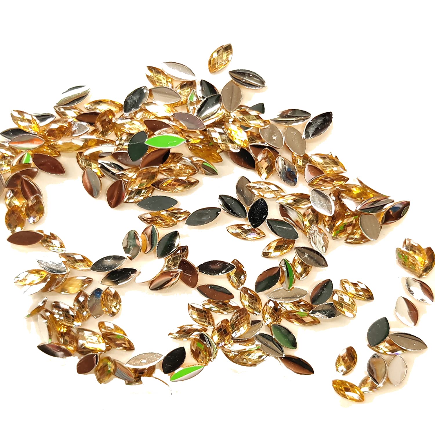 50 grams bag Acrylic Horse Eye Flat Back Rhinestone Jewelry DIY Clothing Nail Decoration Accessories Supplies-1-4x8mm
