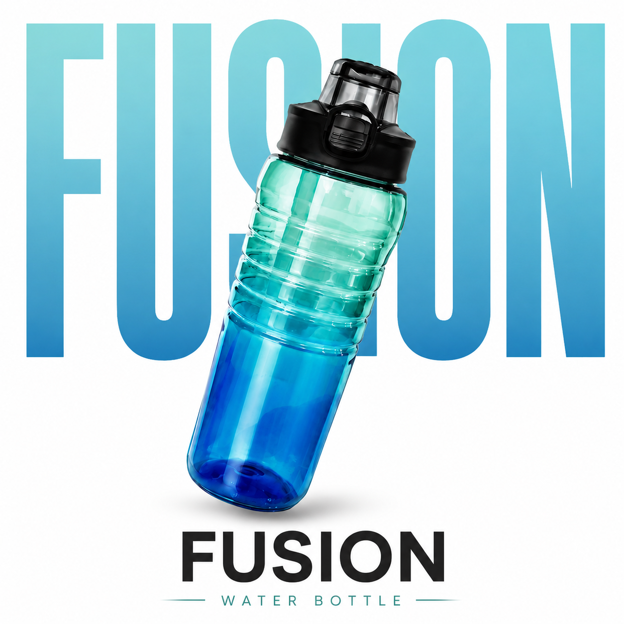 HomeWell Fusion Sports Bottle | Shatter-Proof Transparent Water Bottle | Food Grade, Drip-Free Spout | Gym, Outdoor & Everyday Use | Available in Multiple Colors
