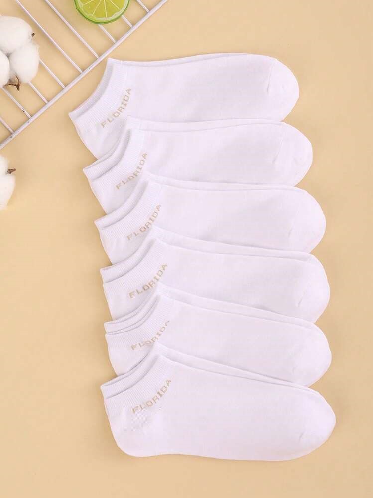 6/12 Pair White Socks Ankle Half Cut Athletic Cushioned Running Performance socks For Both Men/Women.
