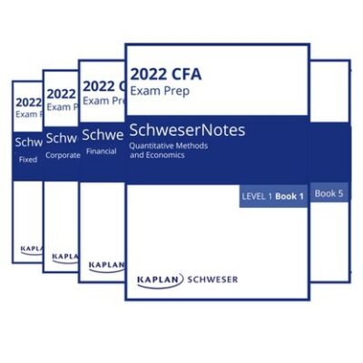 2022 CFA Level1 Schweser Notes CFA Level 1 Study Packages and