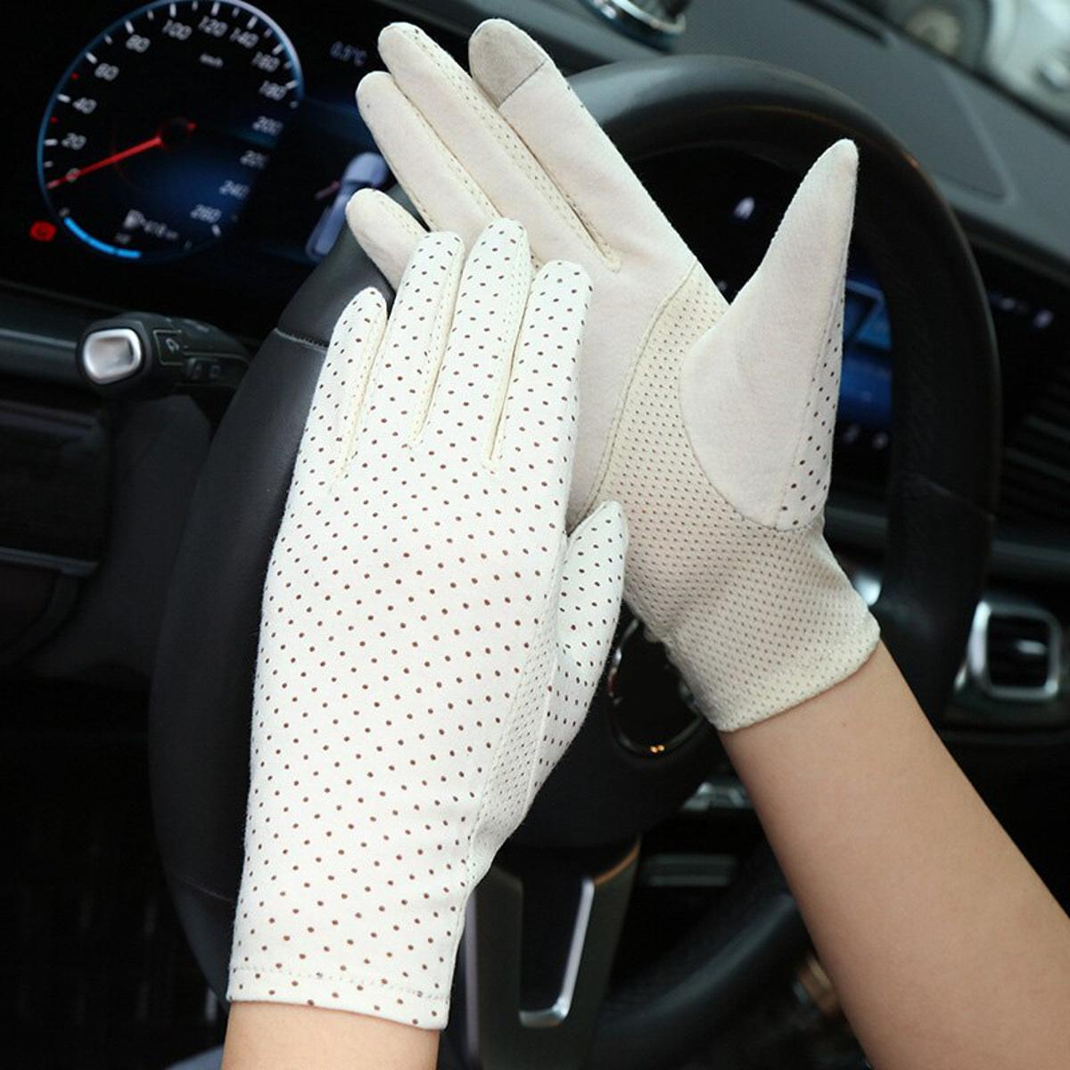 Summer Sunblock Driver Gloves UV Protection Driving Gloves For