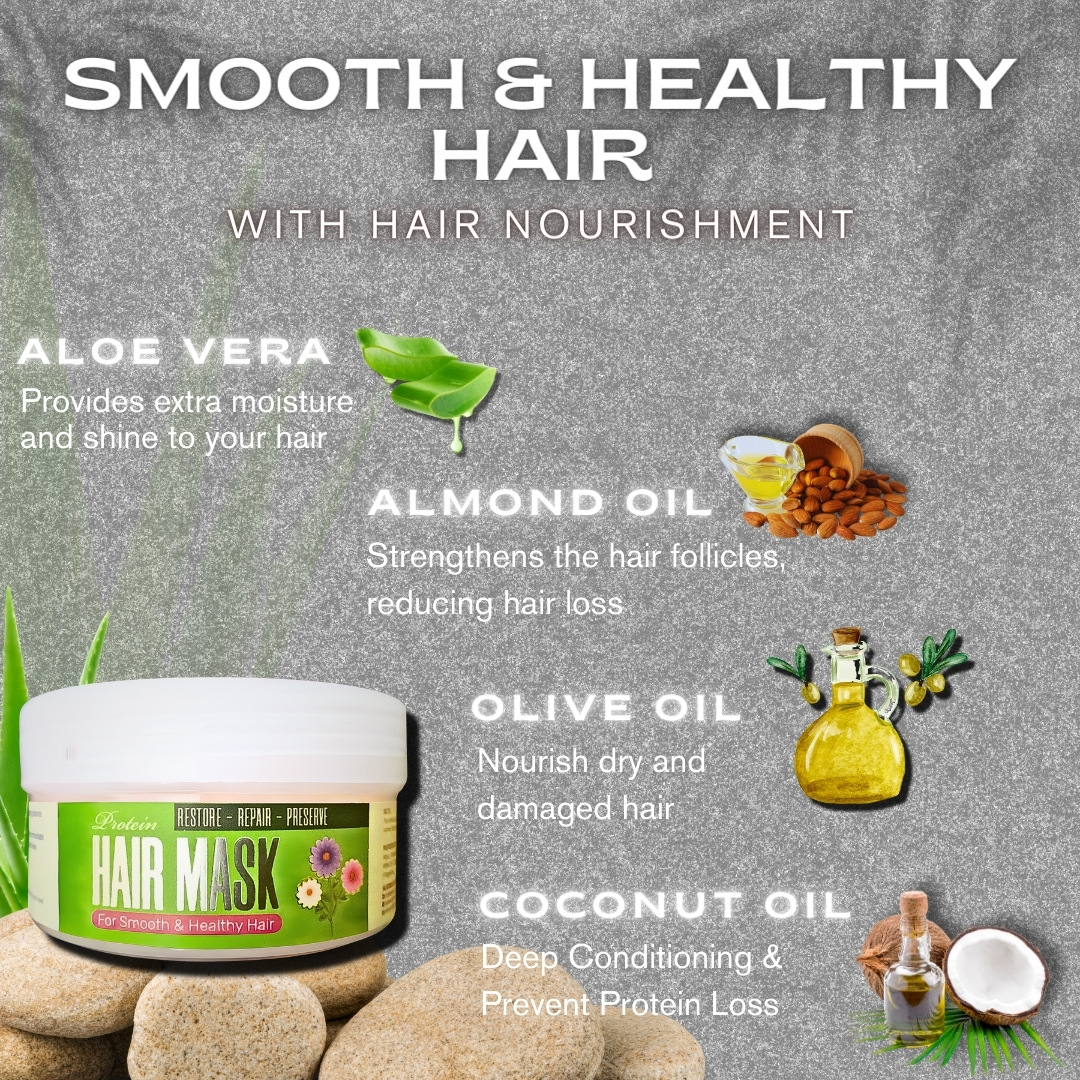 Silver Sea Keratin Hair Mask With Free 2 in 1 Hair Comb | Keratin Protein Hair Mask for Silky Smooth Hairs | Protien Hair Treatment  for Strengthening & Deep Conditioning of Dry and Damaged frizzy Hairs - for All Hair Types