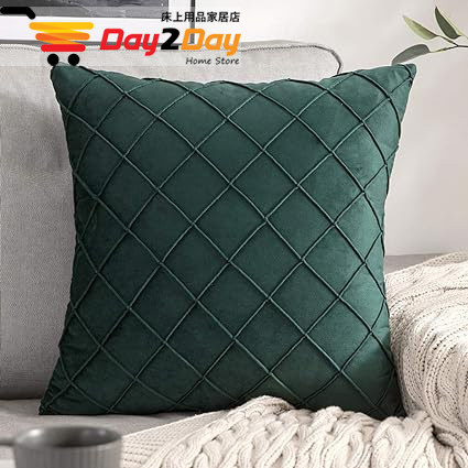 Diamond Dutch Velvet Cushion Cover – Soft, Embossed & Stylish Sofa Pillow for Home Decor