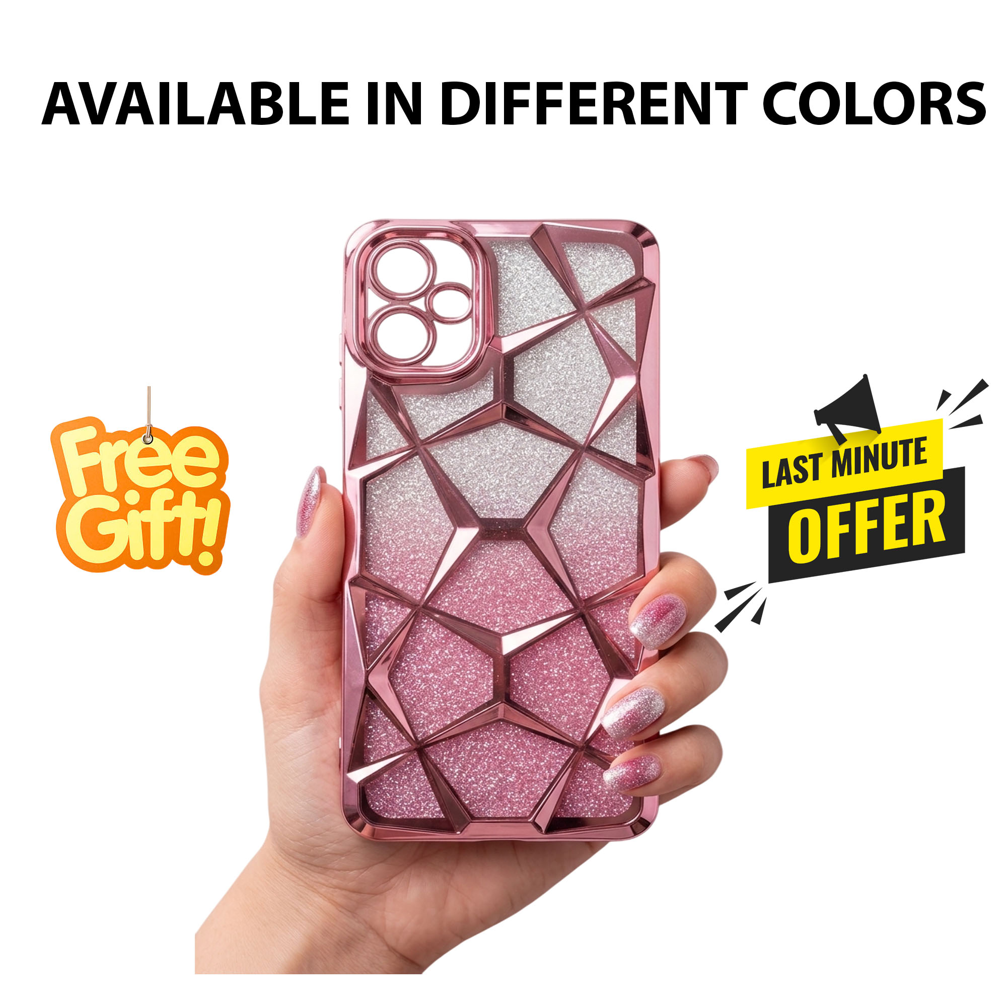 Samsung A06 fancy mobile cover for ladies & girls - Stripe