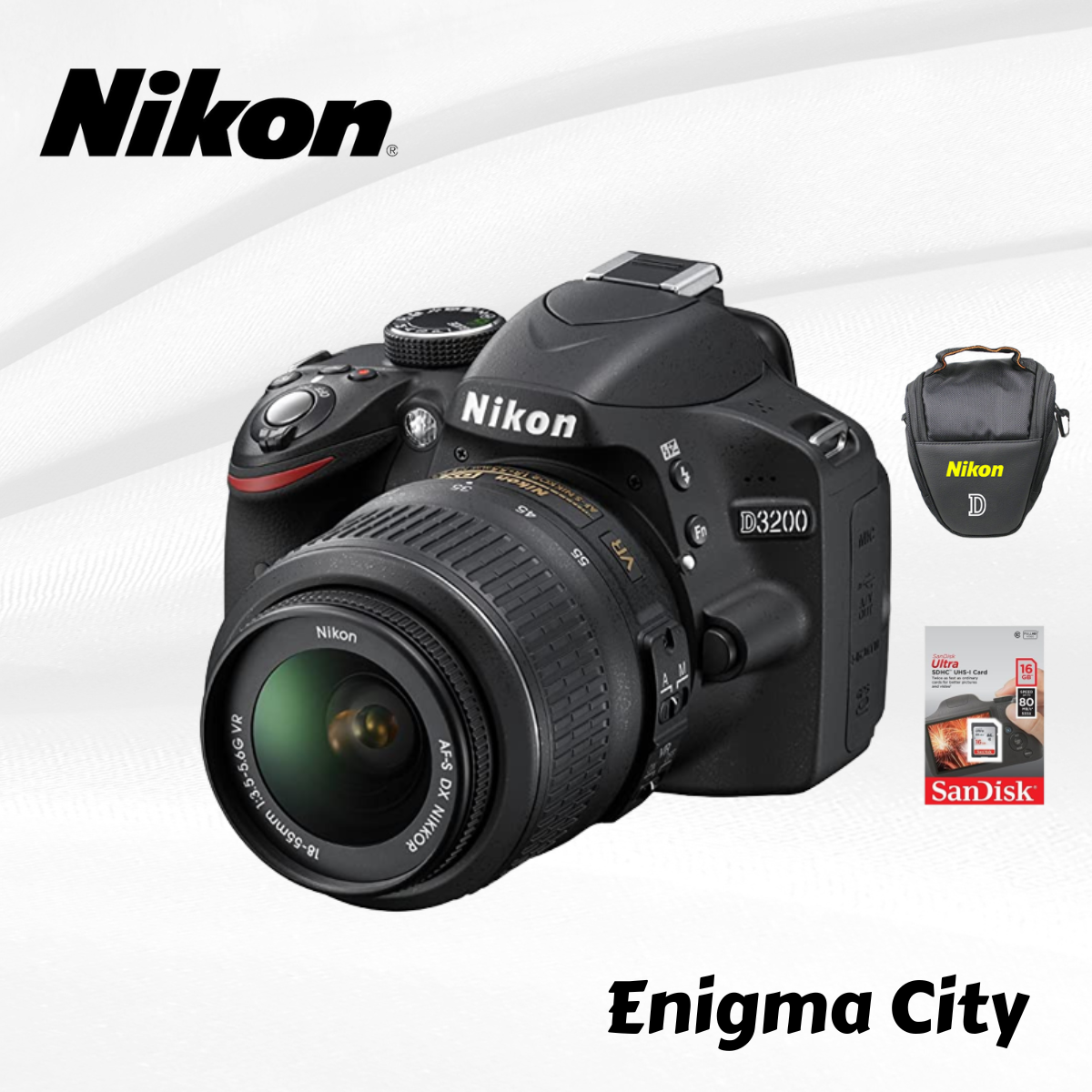 Nikon D3200 MP Dslr With 18-55mm Auto Focus-S DX VR