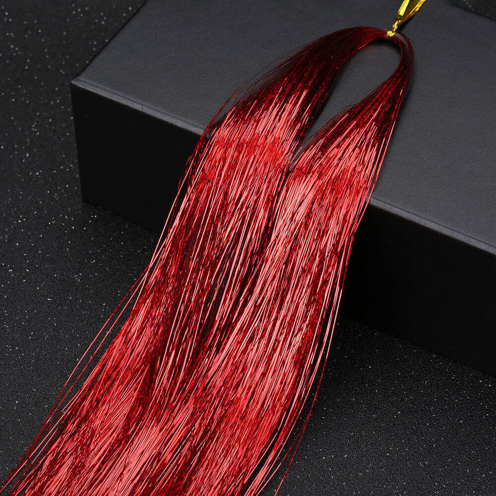 Fairy Sparkling Extensions Extensions Silk Shiny Hair Tinsel Dazzle