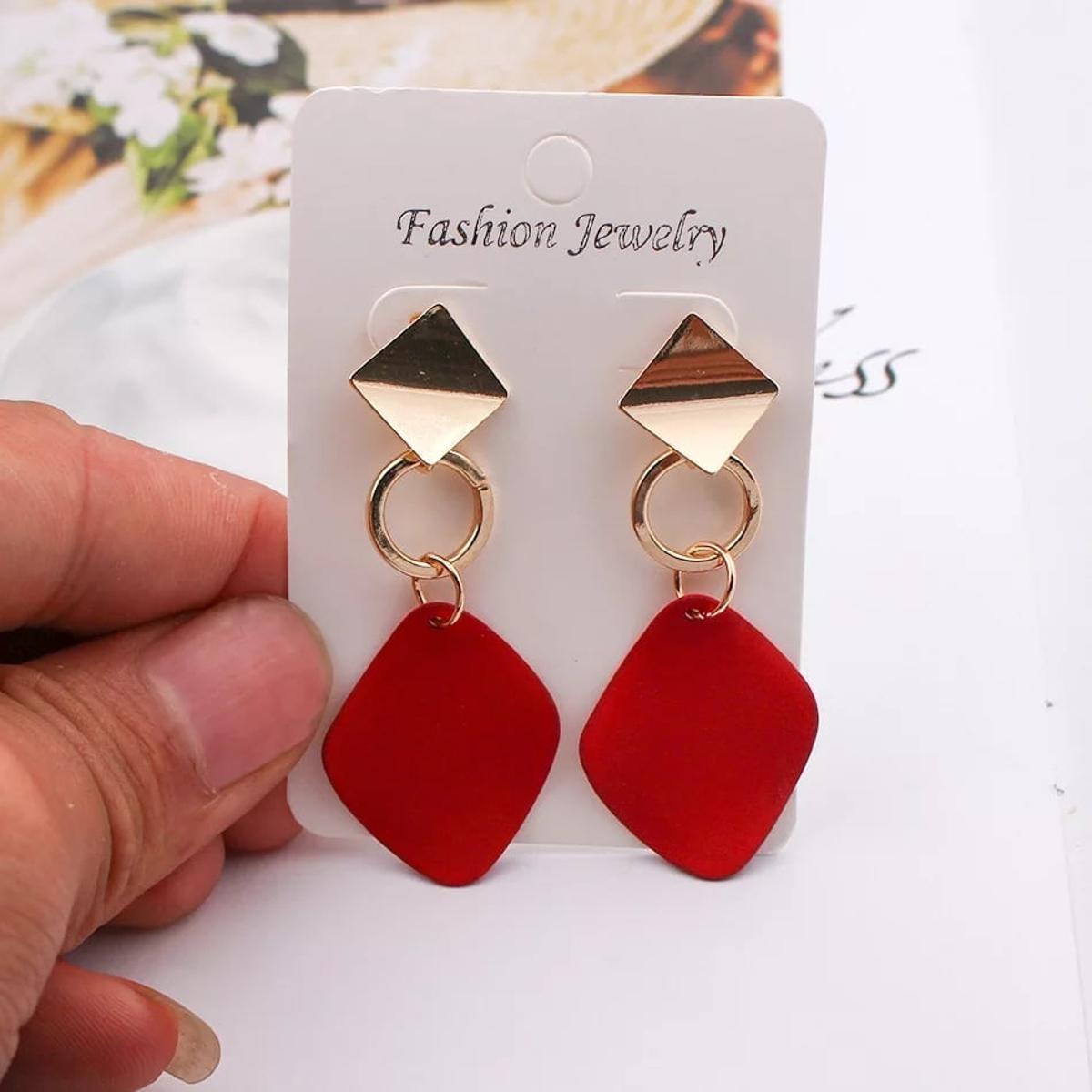 New Fashion Statement Punk Metal Trendy Earrings For Girls & Women