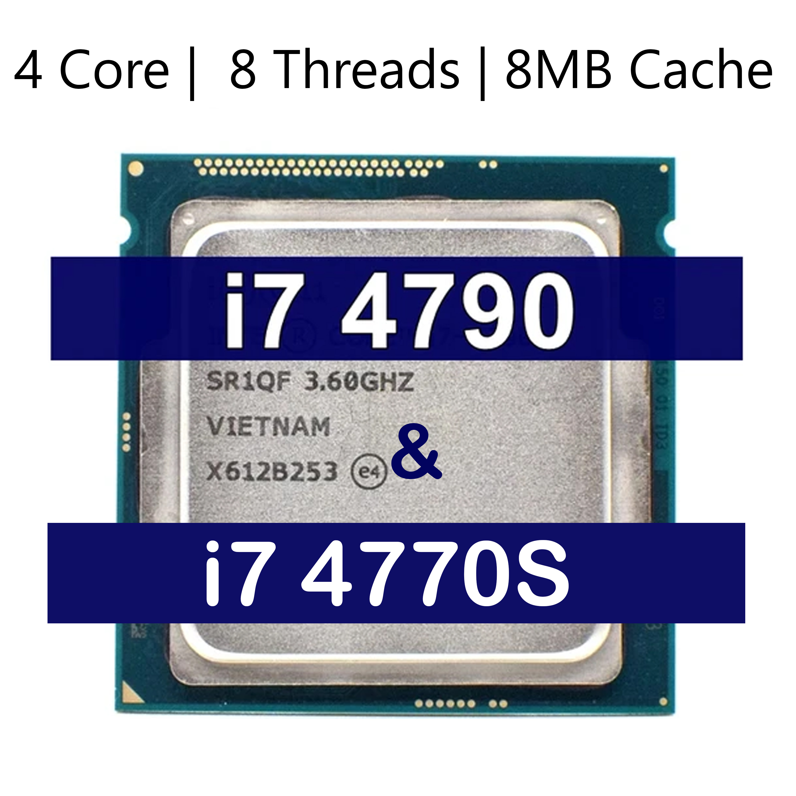 Intel Core I7 4th Generation Processor I7 4770s And I7 4790 Mixed Core I7 4790 Processor Core