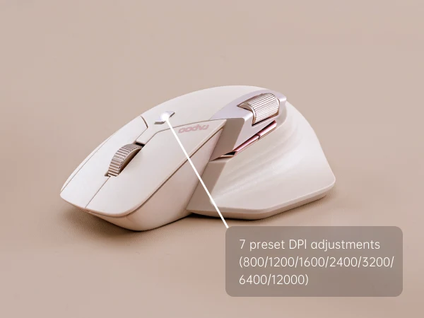 RAPOO MT760 PRO Wireless Mouse Black NearLink + Bluetooth 5.0 Multi-Device, 12K DPI, 2K Polling, Ergo for Work & Gaming, 11 Programmable Buttons 26 c553a9067e6691eeb6f462aa80170259