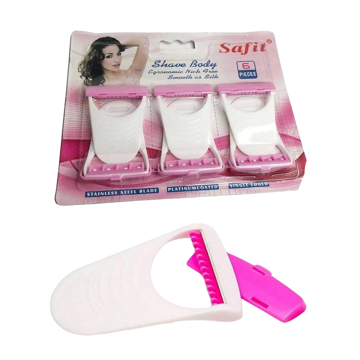 Pack of 6pcs Orignal Safit care women soft Razor, Disposable Razor, Shaving & Trimming Razor-6pcs