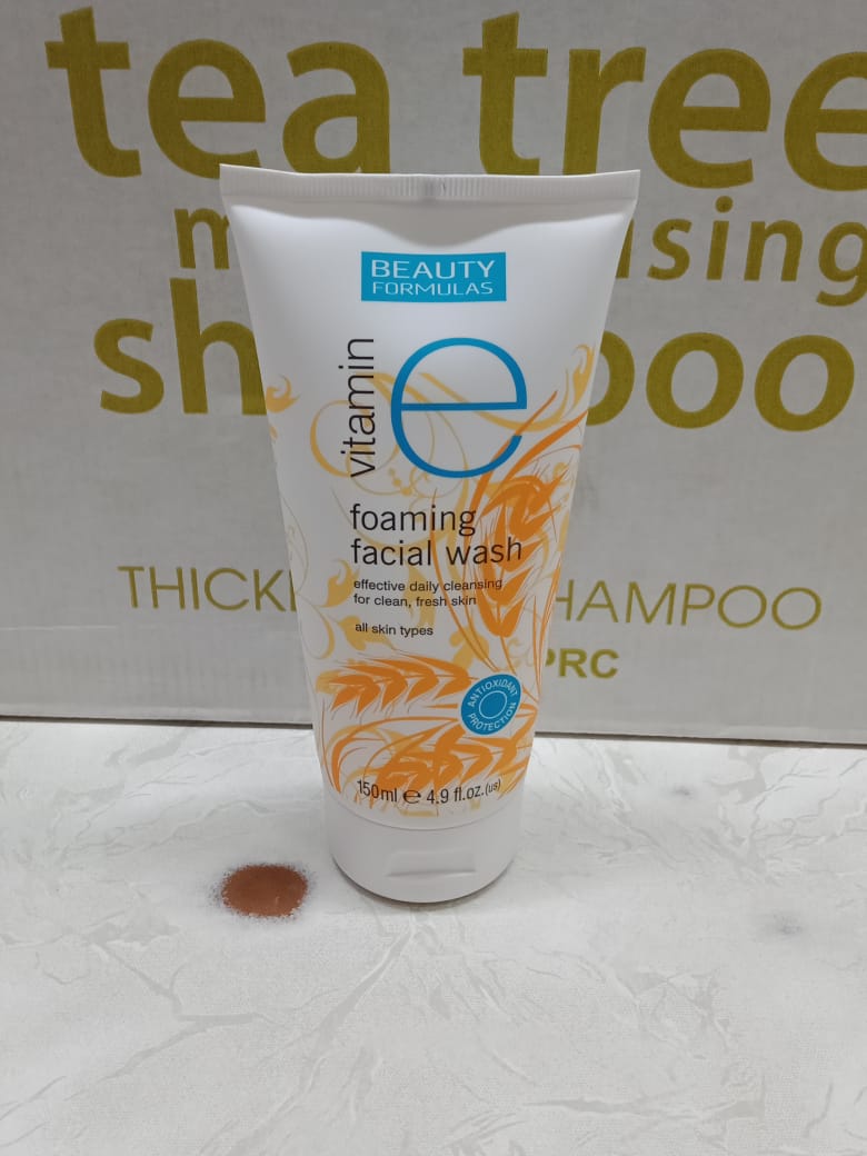 beauty formulas vitamin e face wash