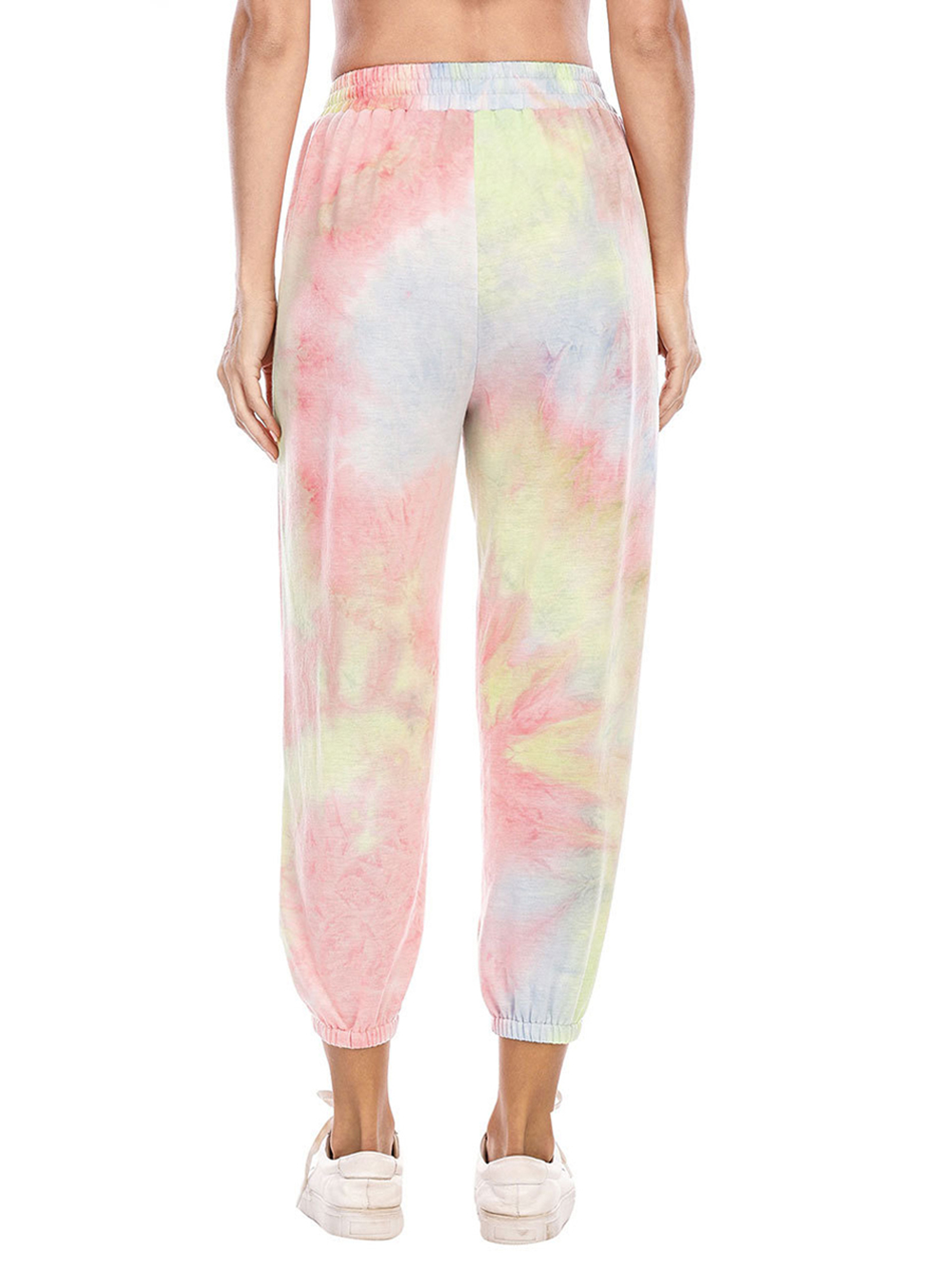 2021 Women Tie Dye Pants, Casual 