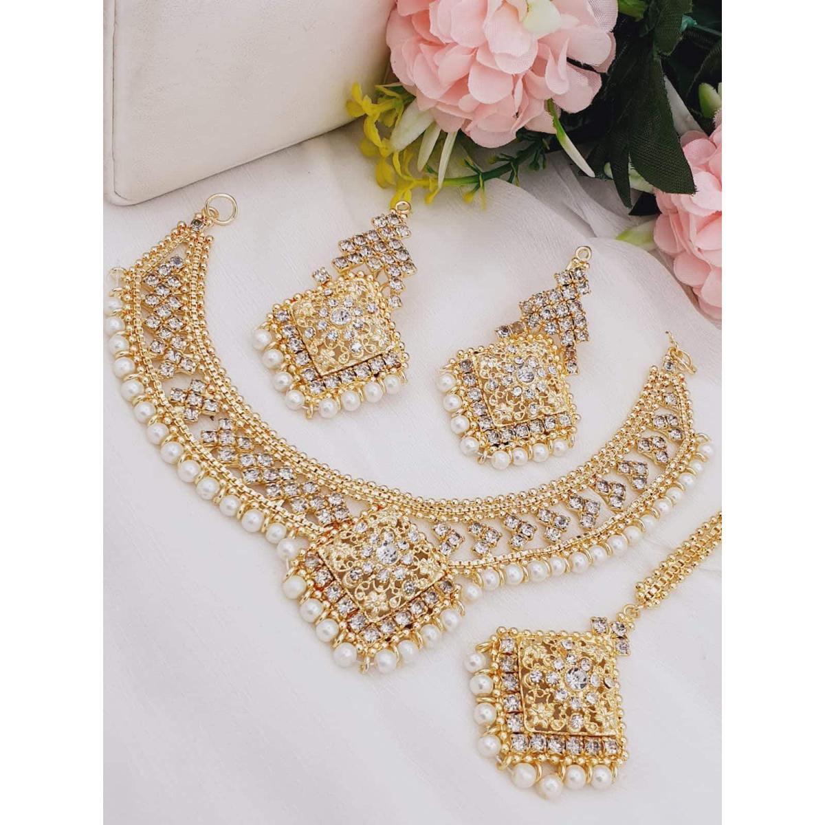 stylish manjoos metal jewelry set fashion design