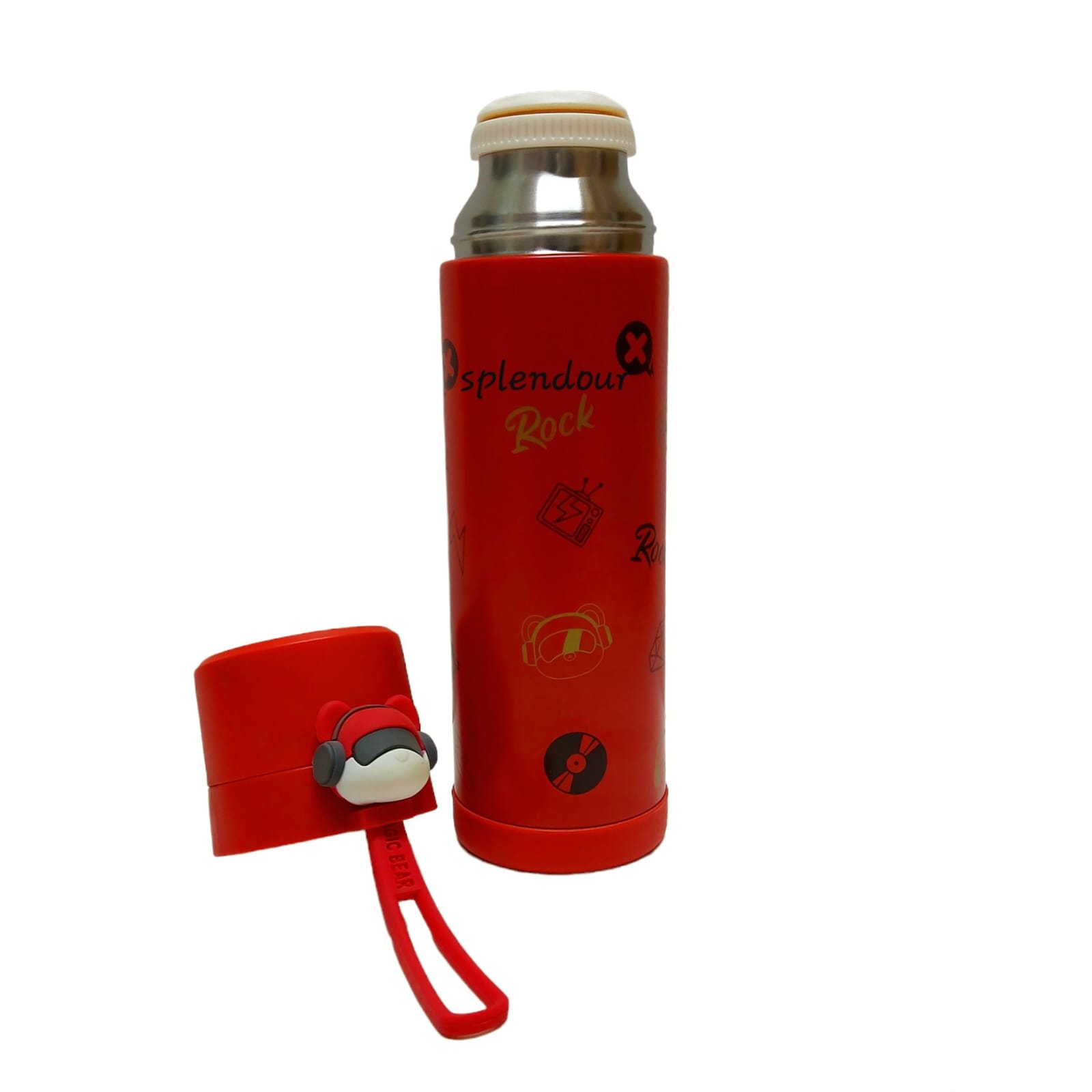 Cute Water Bottle Thermos Stainless Steel Vacuum Flask Travel Sports Beverage Bottle Cup 500Ml