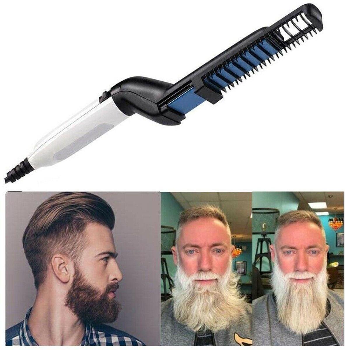 beard comb and straightener