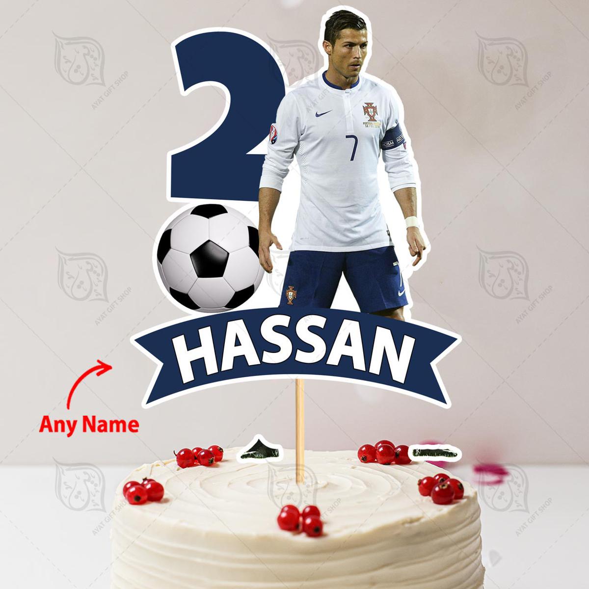 Cristiano Ronaldo 2 Cupcake Toppers INSTANT DOWNLOAD Digital File - Etsy