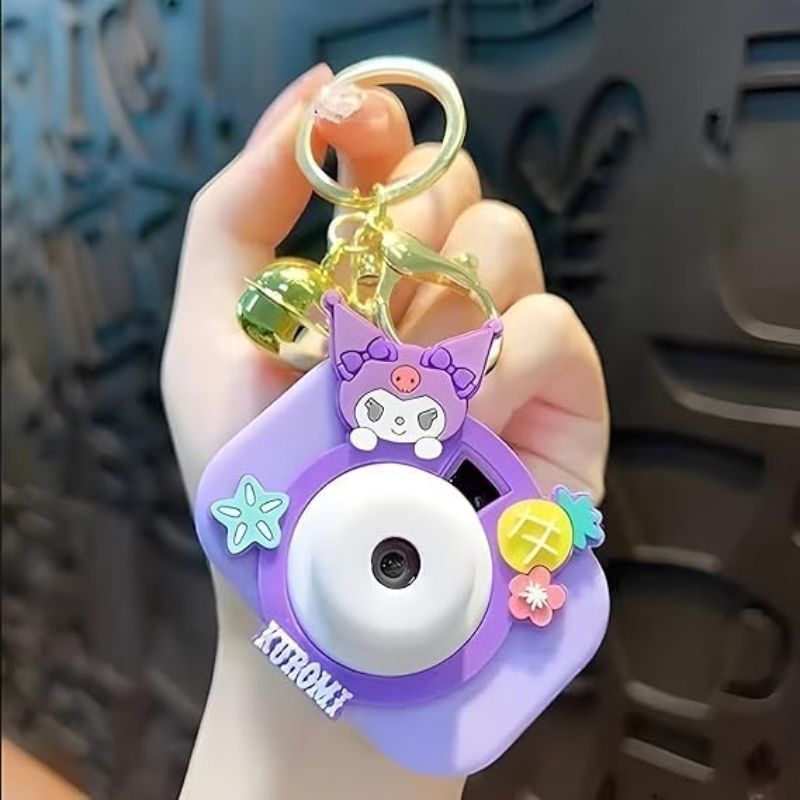 Online Karachi Mini Projector Camera Keychain with Cartoon Character Designs – LED Image Projection Keyring – Multicolor Portable Keychain for Kids & Gifts