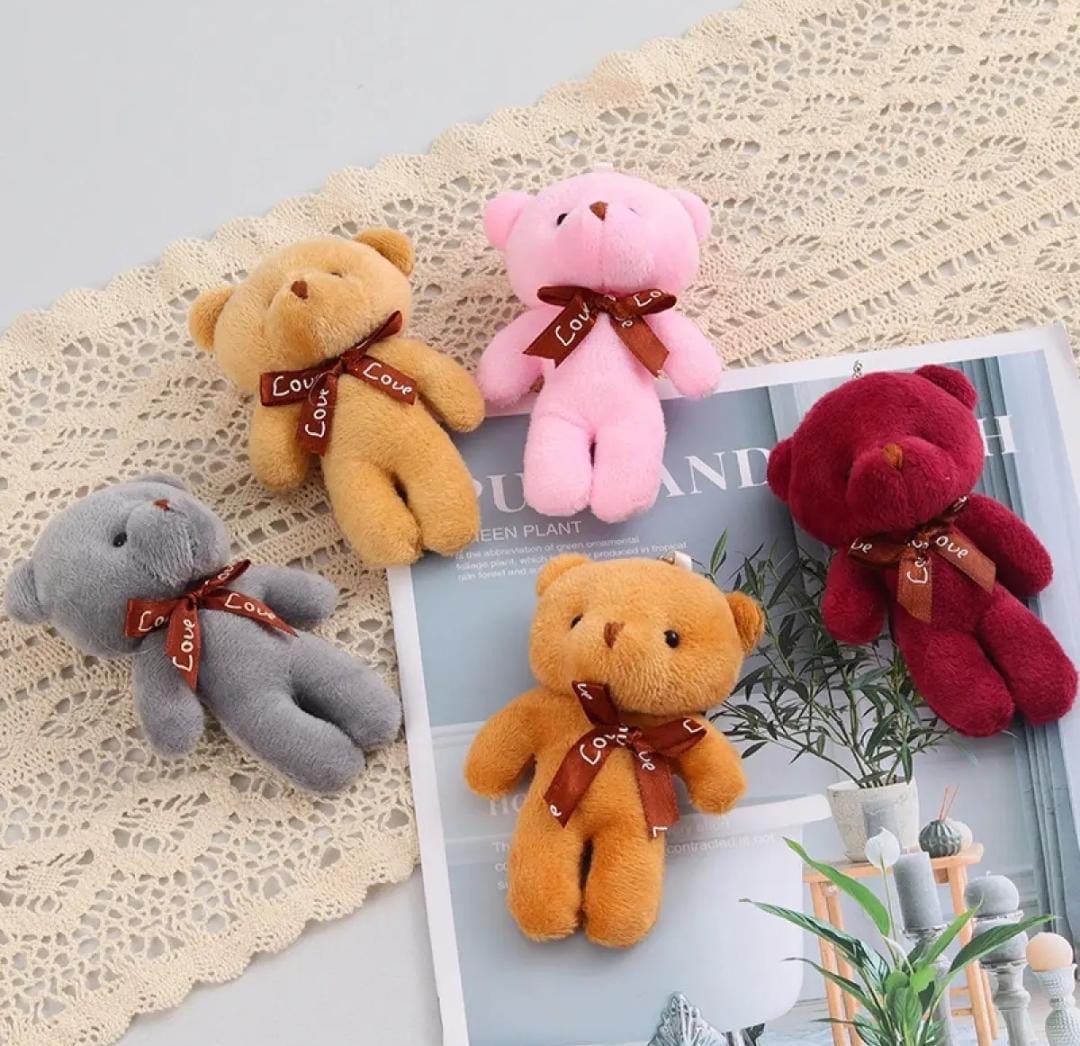 Stuffed Animal Bear Pendant Plush Teddy Bear Key-chains
