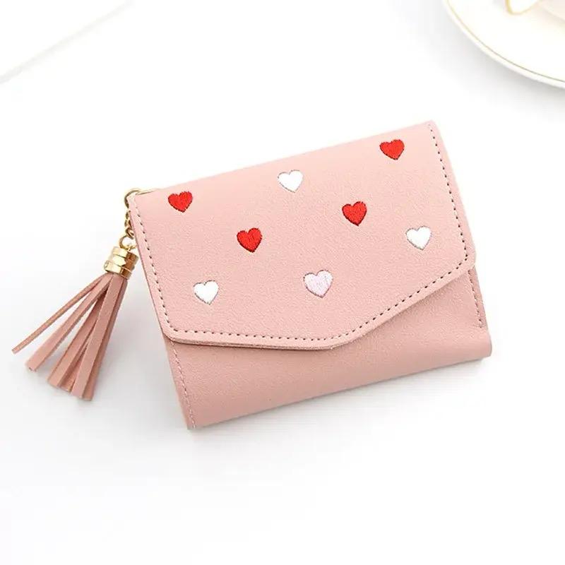 Short Women Wallets Small Slim Luxury Wallet New Fashion Pu Leather Female Purse Designer Money Bag Card Holder, wallets For Girls