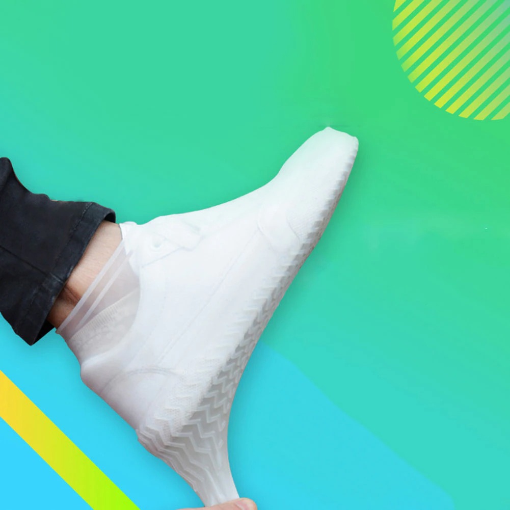 New  Waterproof Shoes Cover Rain, Waterproof Rain Boots Cover Anti Slip Washable Reusable for Family&Ladies &Children