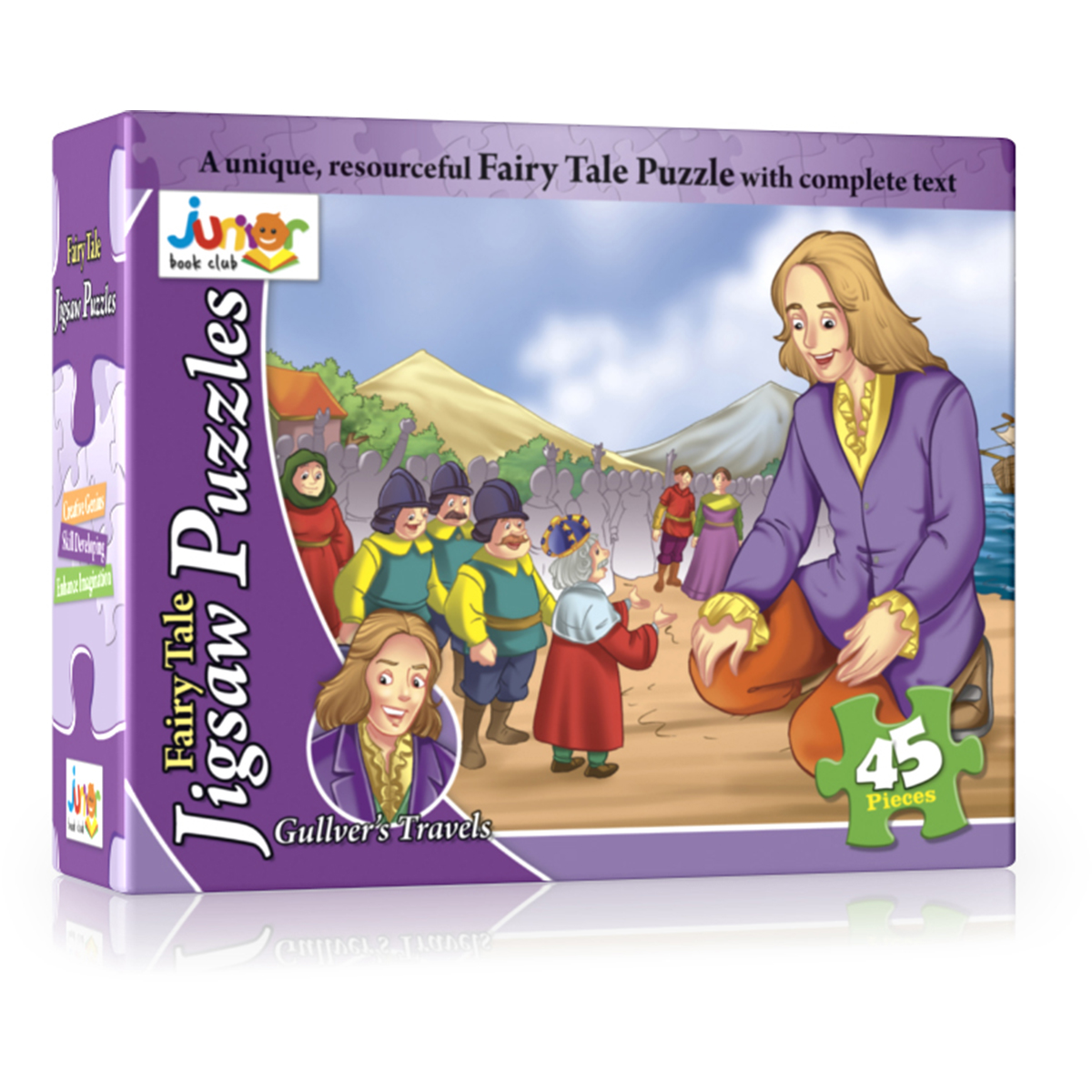 GULLIVER's TRAVEL Fairy Tale Jigsaw Puzzle Box    Learning Activity