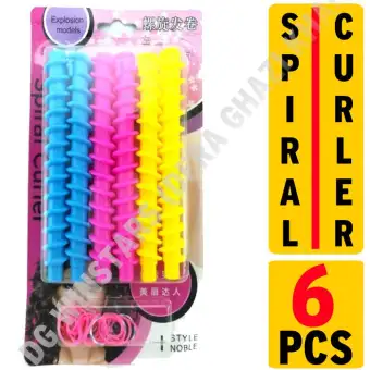 spiral hair rollers