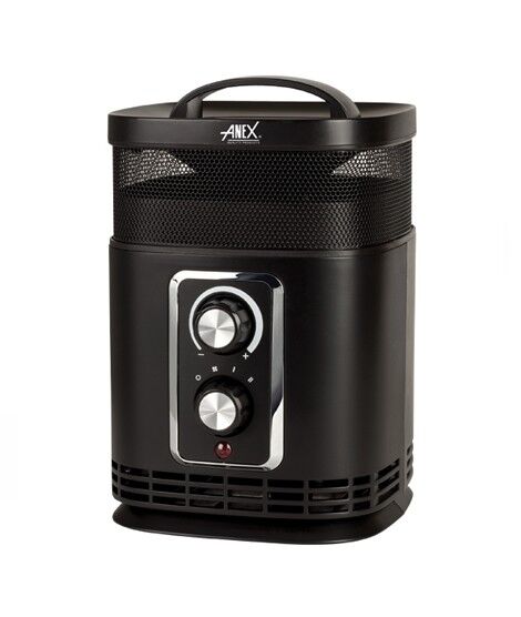 Anex Deluxe Ceramic Fan Heater Black AG-5009