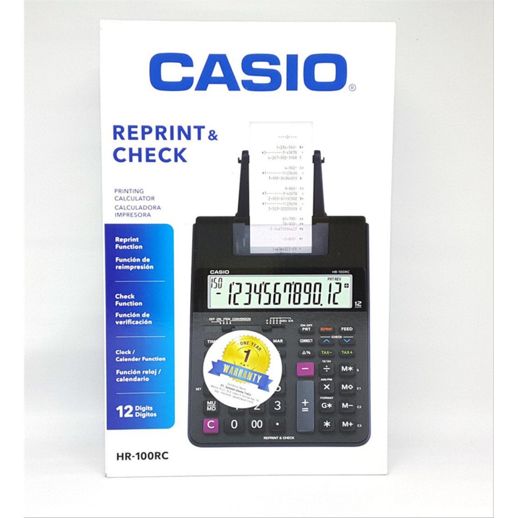 Print Printing Calculator HR-100 RC (New Arrival)