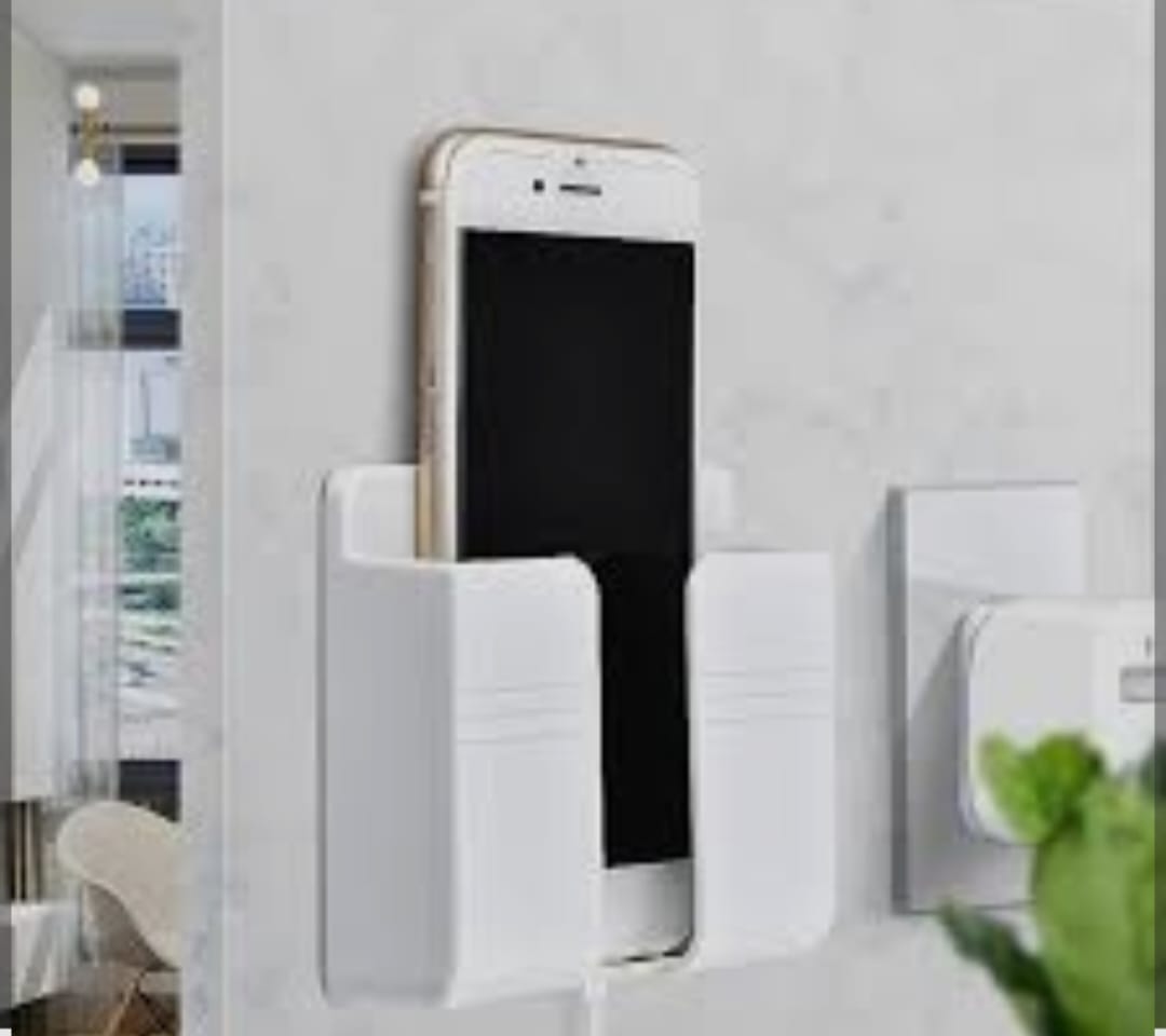 Wall mounted mobile holder