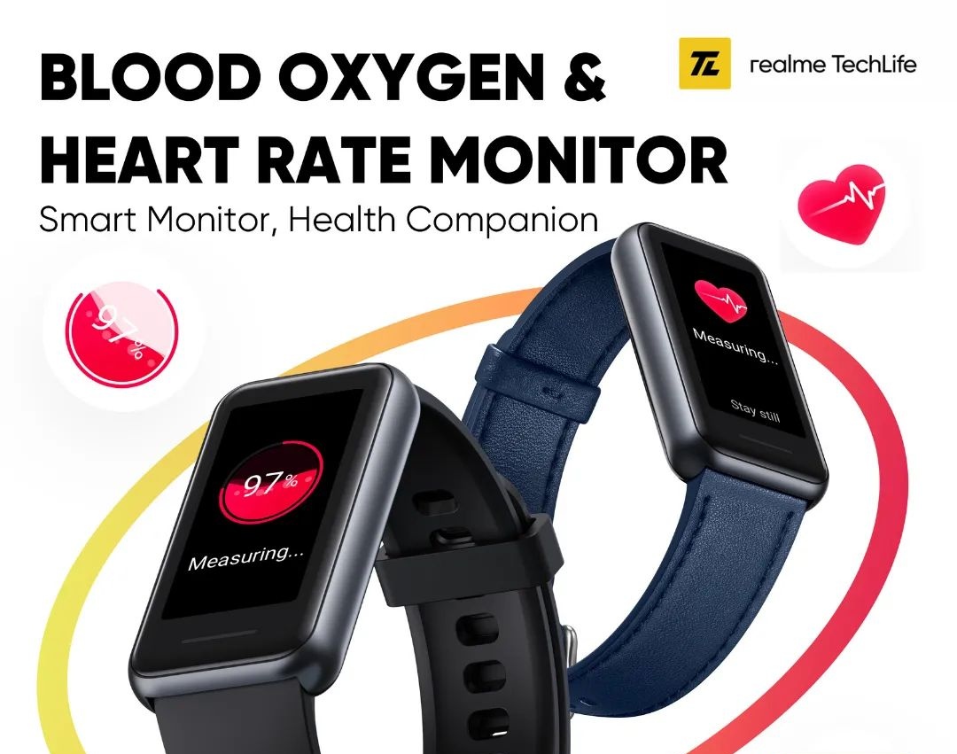 Realmi Smart Band Blood Oxygen Heart rate Monitor |Fitness