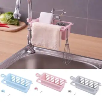 Kitchen Sink Caddy Sponge Holder Soap Holder Hanging Storage Rack