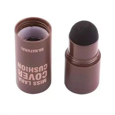 Miss Lara 2 in 1 Cushion Cover Stick for Hair and Eyebrows, Black Color, Long-lasting and Easy Application