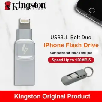 Kingston Bolt Usb 3 0 Flash Drive Memory Stick For Apple Iphone Ipads 64gb Silver Buy Online At Best Prices In Pakistan Daraz Pk