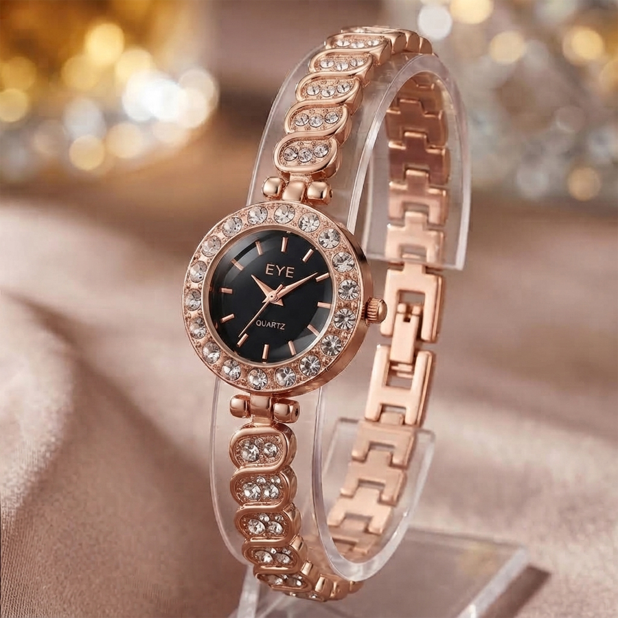 Elegant Bracelet Watch for Girls Women / Fancy Stylish Watches for Ladies Gift with Box / Round Dial and Exquisite Motifs