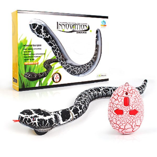 Remote Control Snake Infrared RC Animal Toys Rattlesnake With USB Cable Funny Trick Terrify Toys For Kids